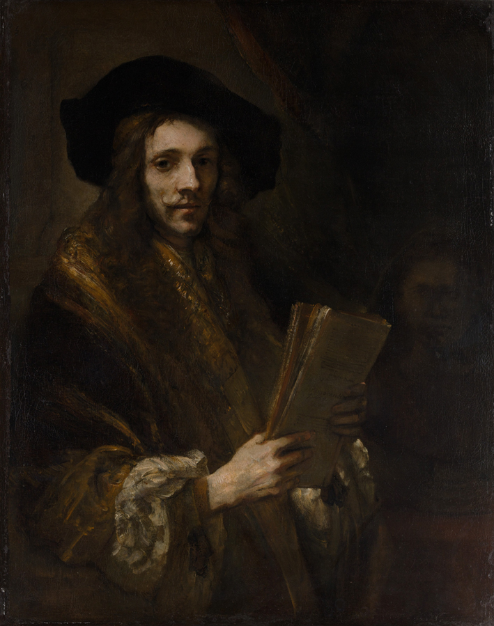  伦勃朗·梵·莱茵 Rembrandt van Rijn——拿书籍的男子肖像